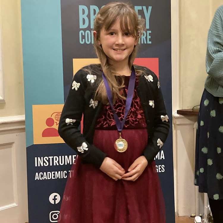 A student working towards the next step at Bromley Conservatoire